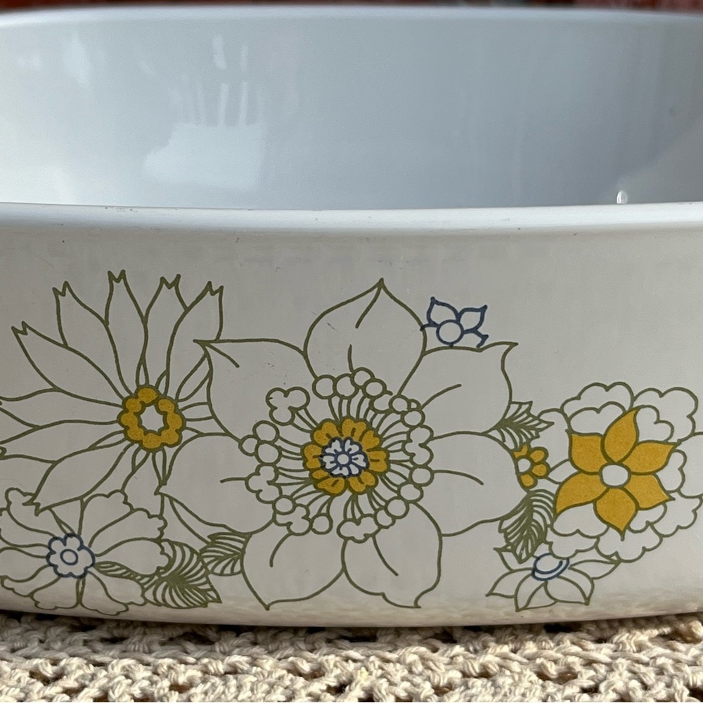 Corning Ware Floral Bouquet A-2-B 2 Qt Casserole Dish w/ Lid Vintage - Picture 15 of 15